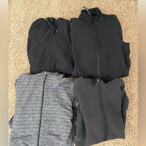 Four Men’s Lululemon Zip Ups